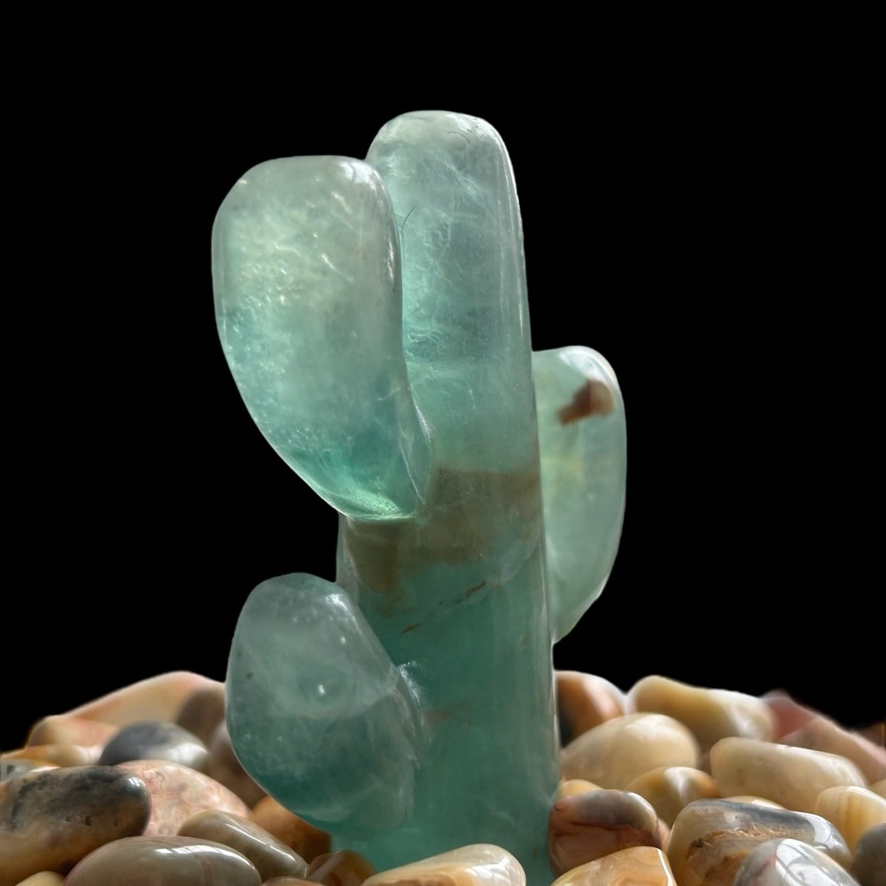 Green Fluorite Cactus - Picture 7 of 9
